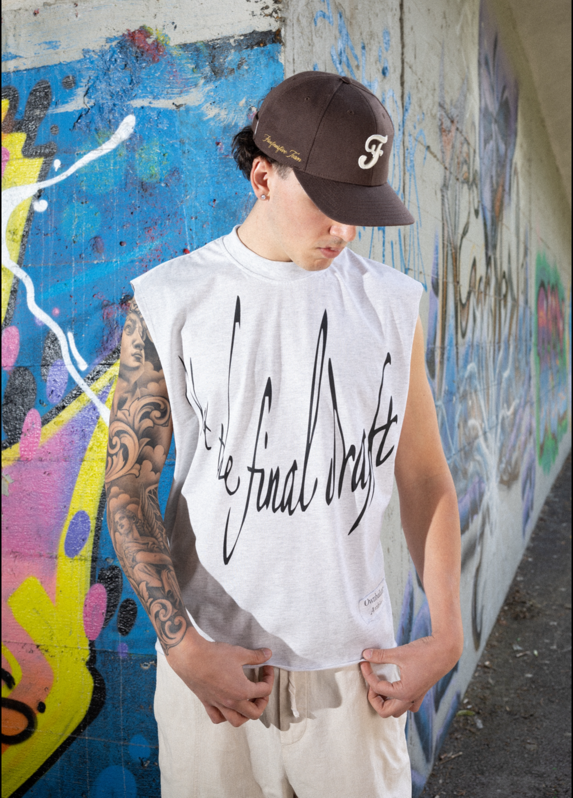 Archive tank top grey