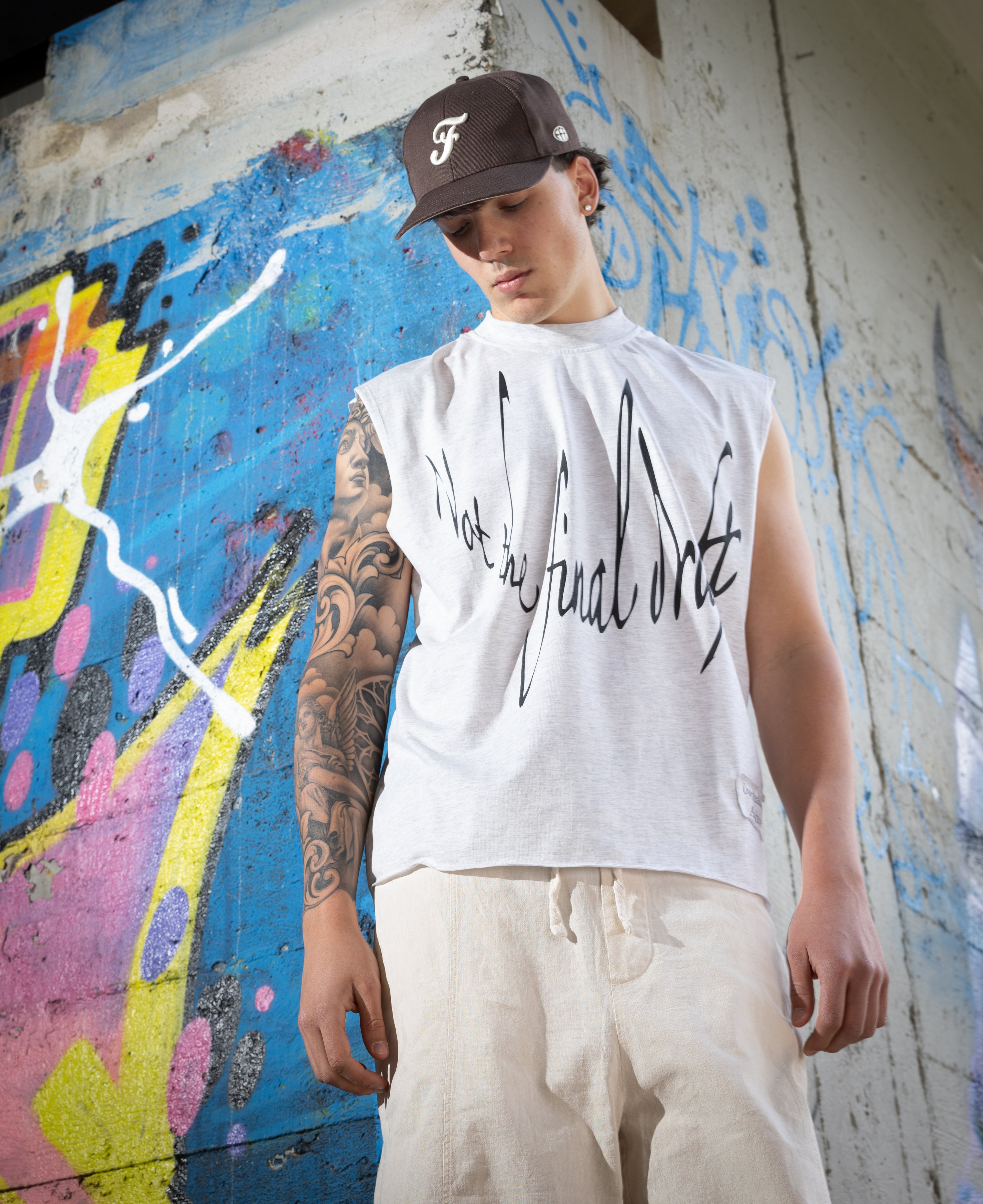 Archive tank top grey