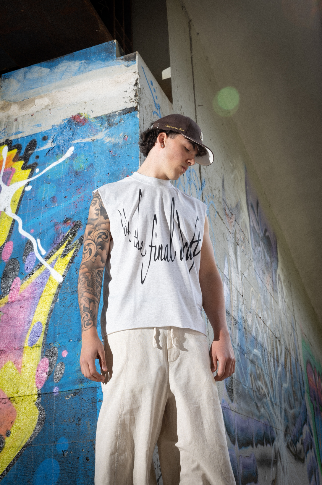 Archive tank top grey